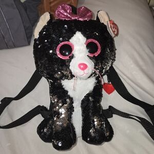 TY Beanie Boos Kiki Sequin Mini Backpack.